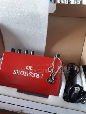 Preshors 2i2 2 in 2 Out Soundcard Red Colour