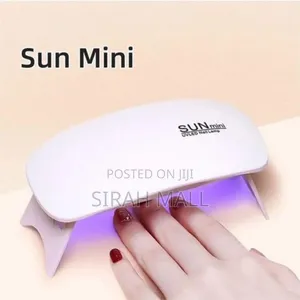 Sunmini 6w Mini Nail Drier Lamp Fast Dry Foldable--White