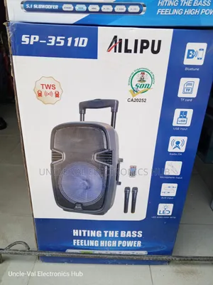 Photo - Ailupu 15" PA Speaker With Dual Microphones