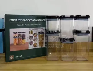 6 Pieces Food Storage Container With Lid - , Food