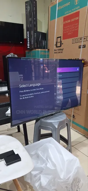 2026made Hisense 43" Full Smart Flameless Netflix Youtube