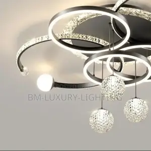 3 Crystal Drop Ring Chandelier