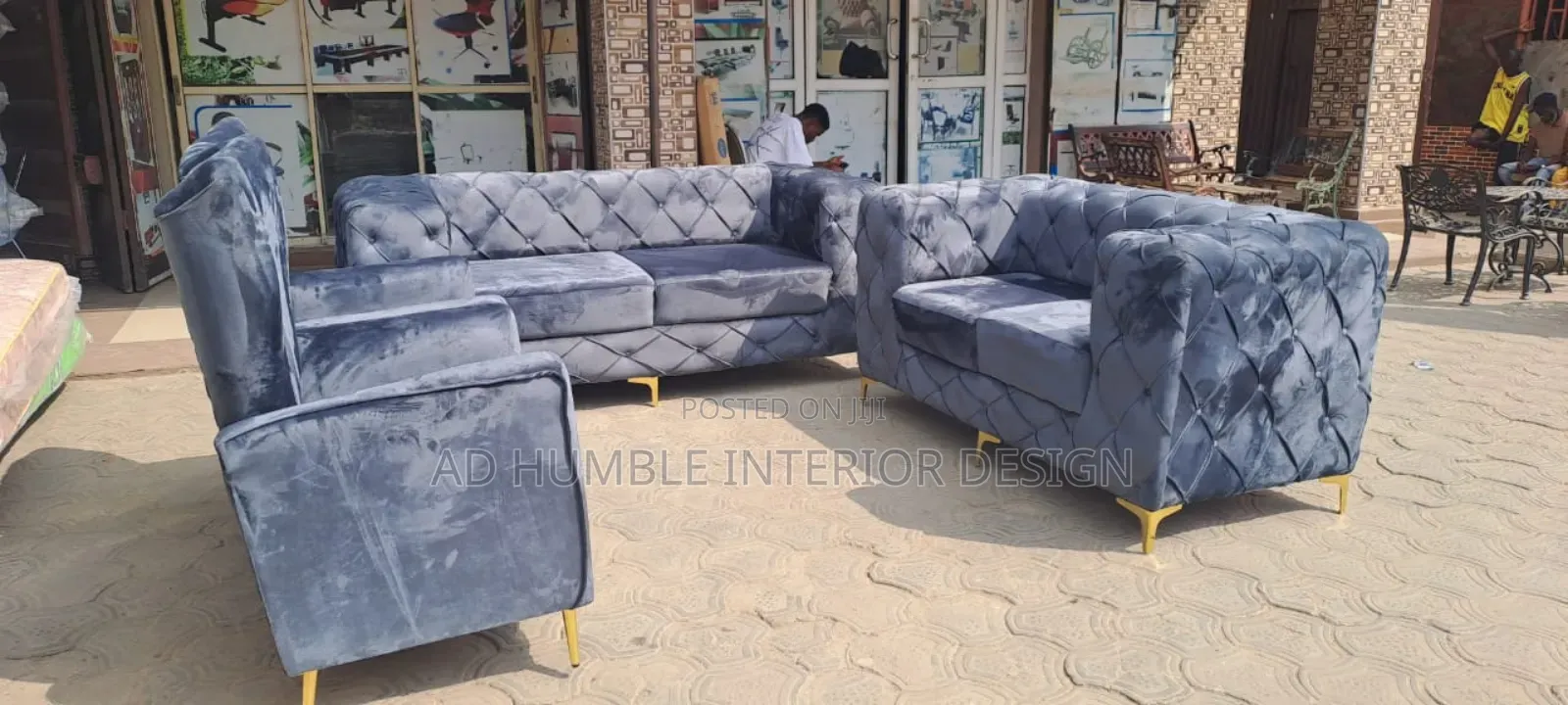 Gray 7 Sitter Sofa