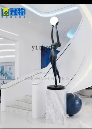 ZWS Humainoid Sculpture Decorations Floor