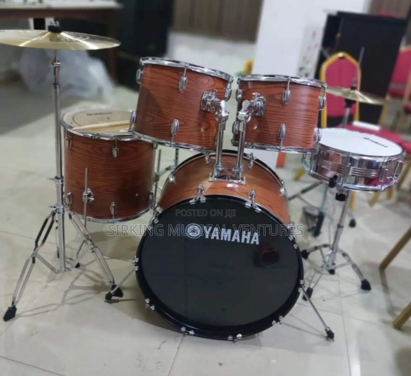 Yamaha Complete 5sets Drum With Thick Cymbal/Hi-Hat