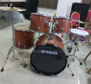 Photo - Yamaha Complete 5sets Drum With Thick Cymbal/Hi-Hat