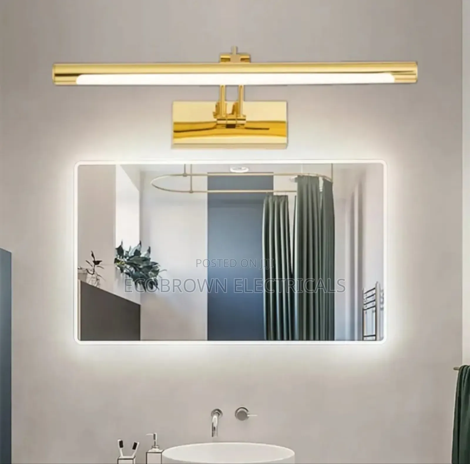 Wall Art Mirror Light 3 Color Shades