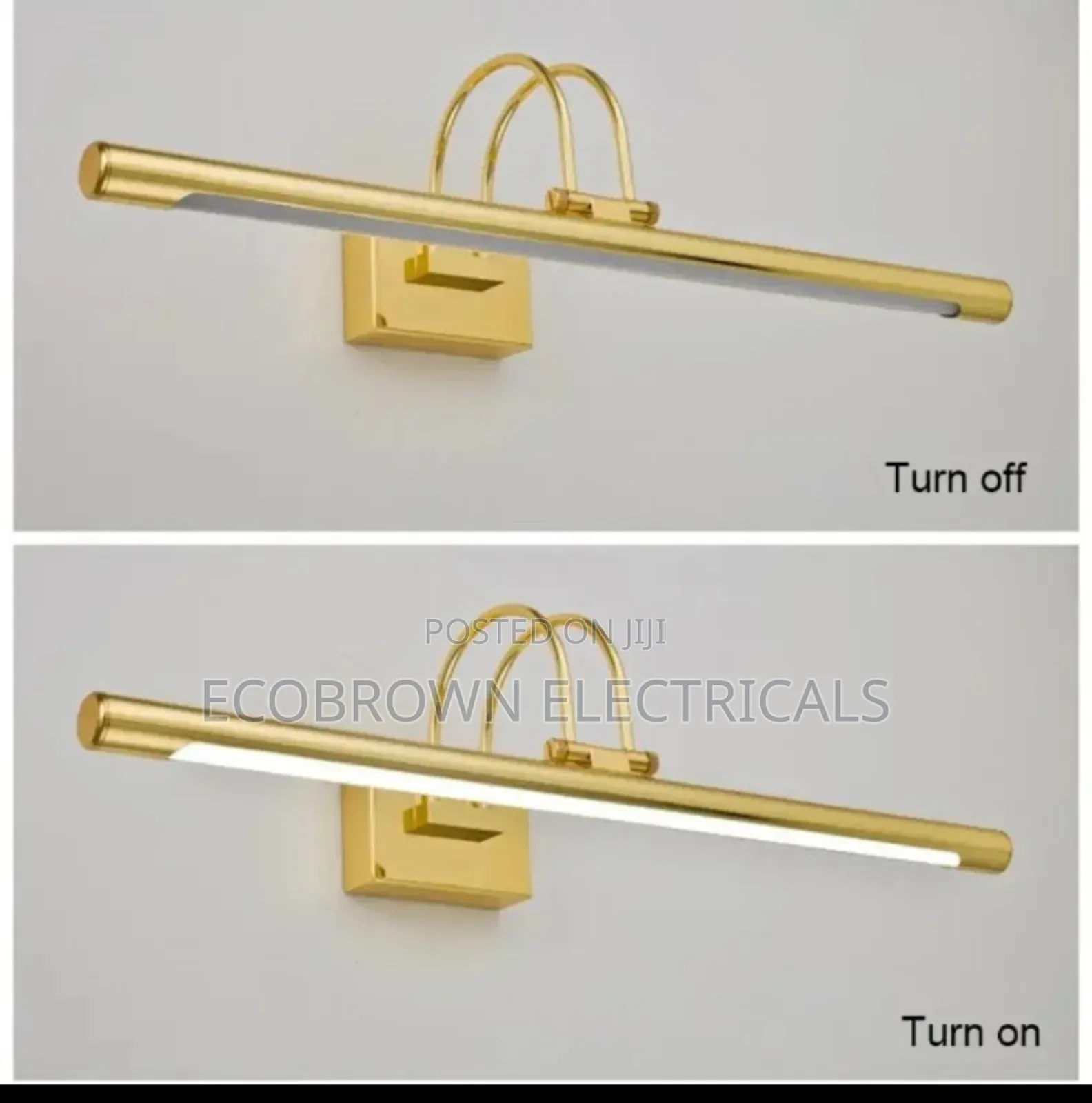 Wall Art Mirror Light 3 Color Shades