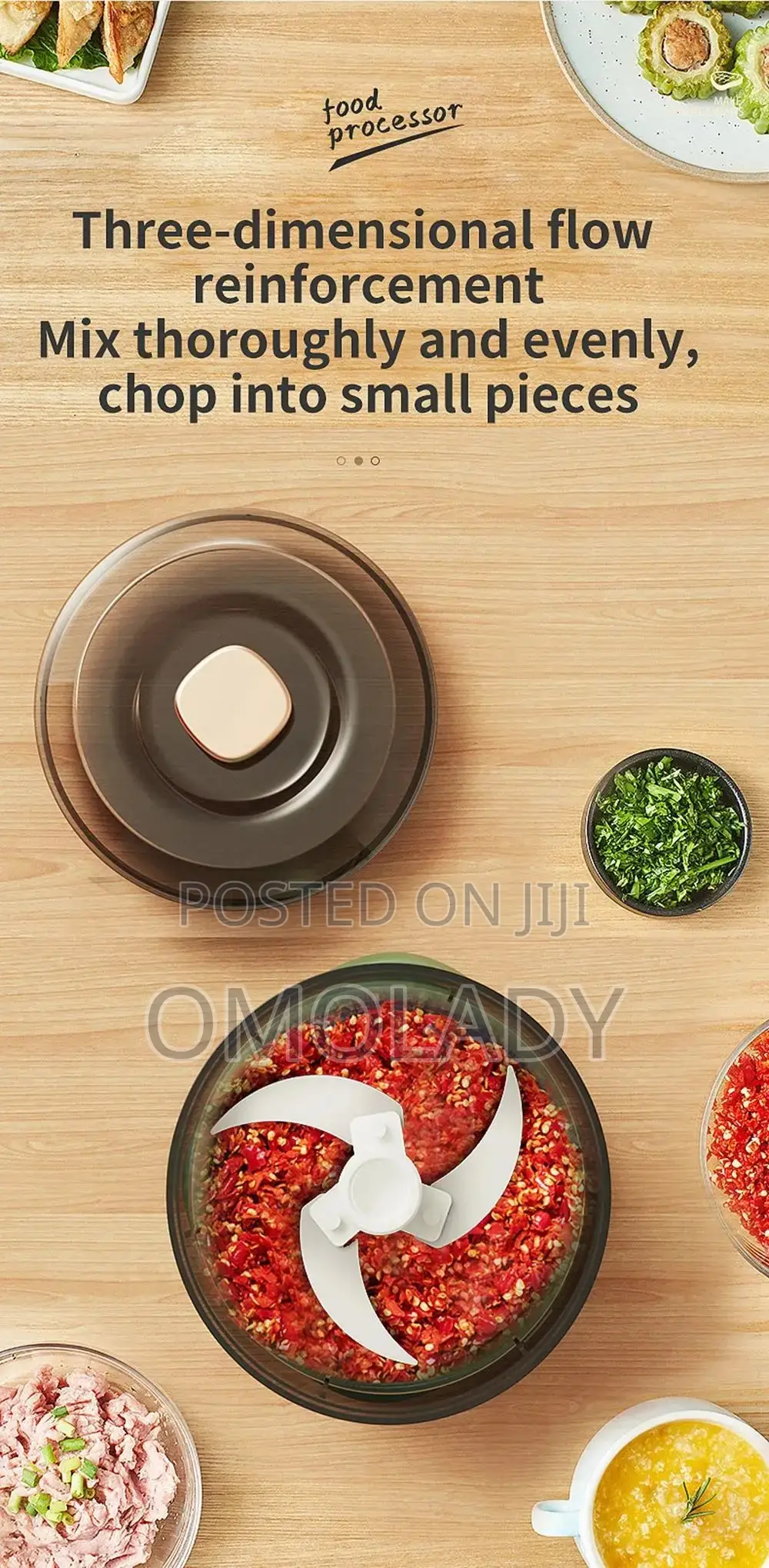 Speed Chopper One Touch Operation Electric Blender