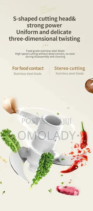 Speed Chopper One Touch Operation Electric Blender