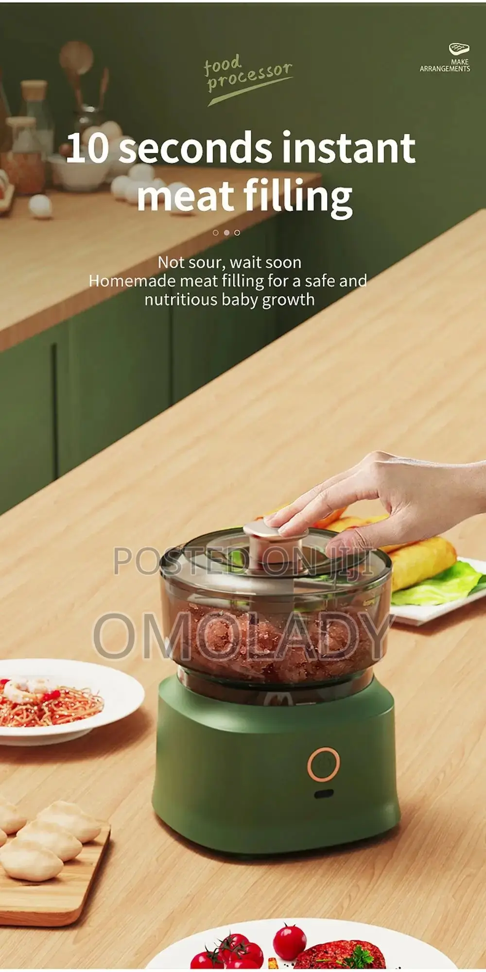 Speed Chopper One Touch Operation Electric Blender