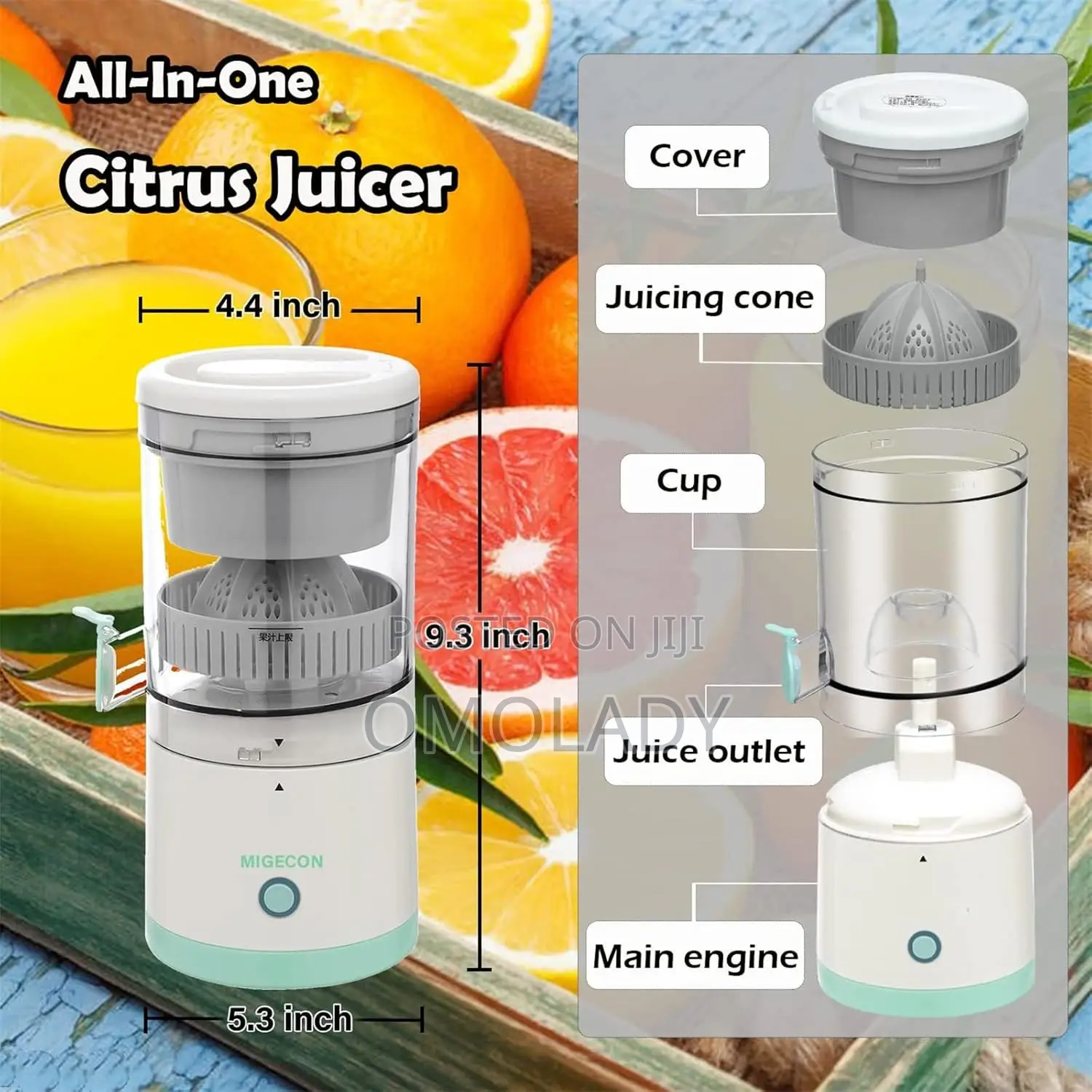 Rechargeable Citrus Juicer