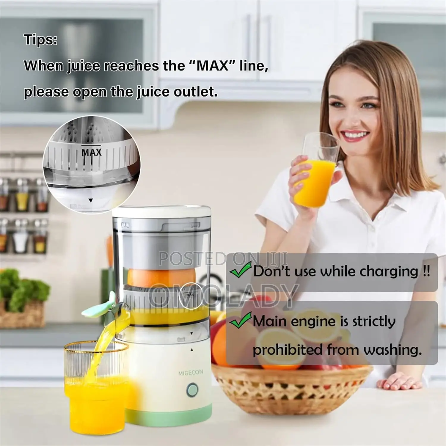 Rechargeable Citrus Juicer