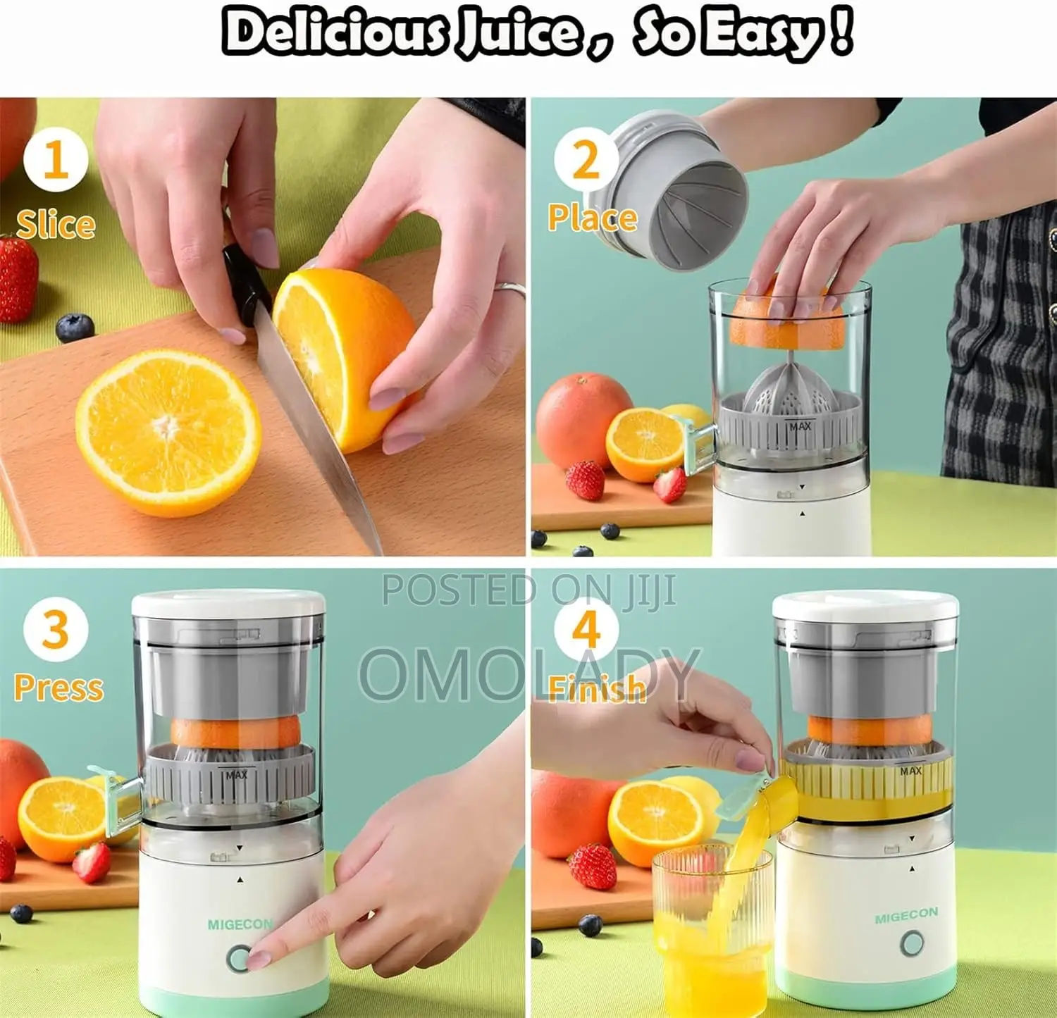 Rechargeable Citrus Juicer