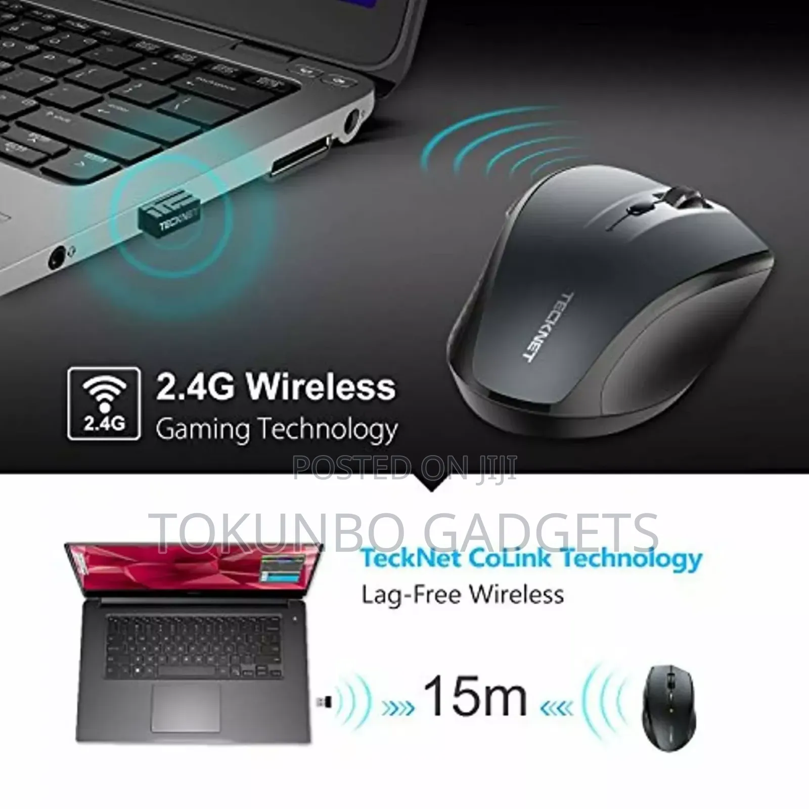 DPI 6 Adjustment Levels Nano M002 2.4G Classic Wireles Mouse