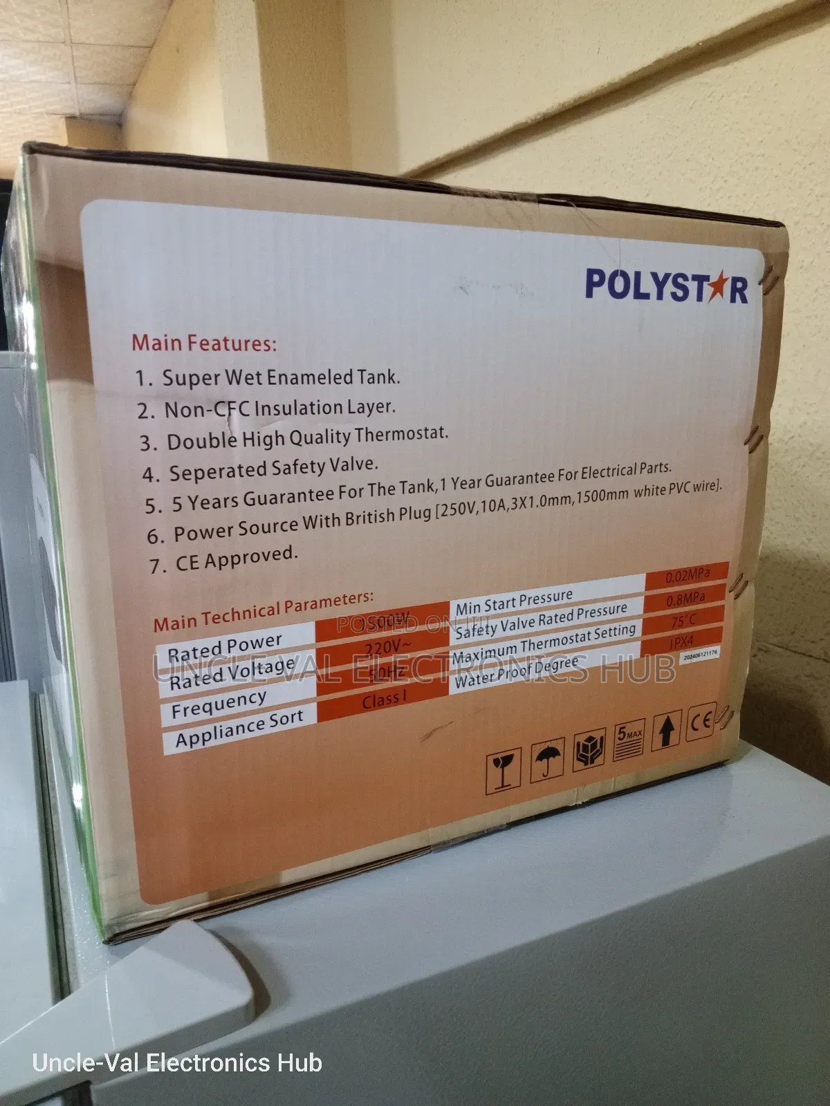 Polystar 15l Water Heater