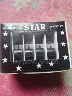 Black Plastic Whistle