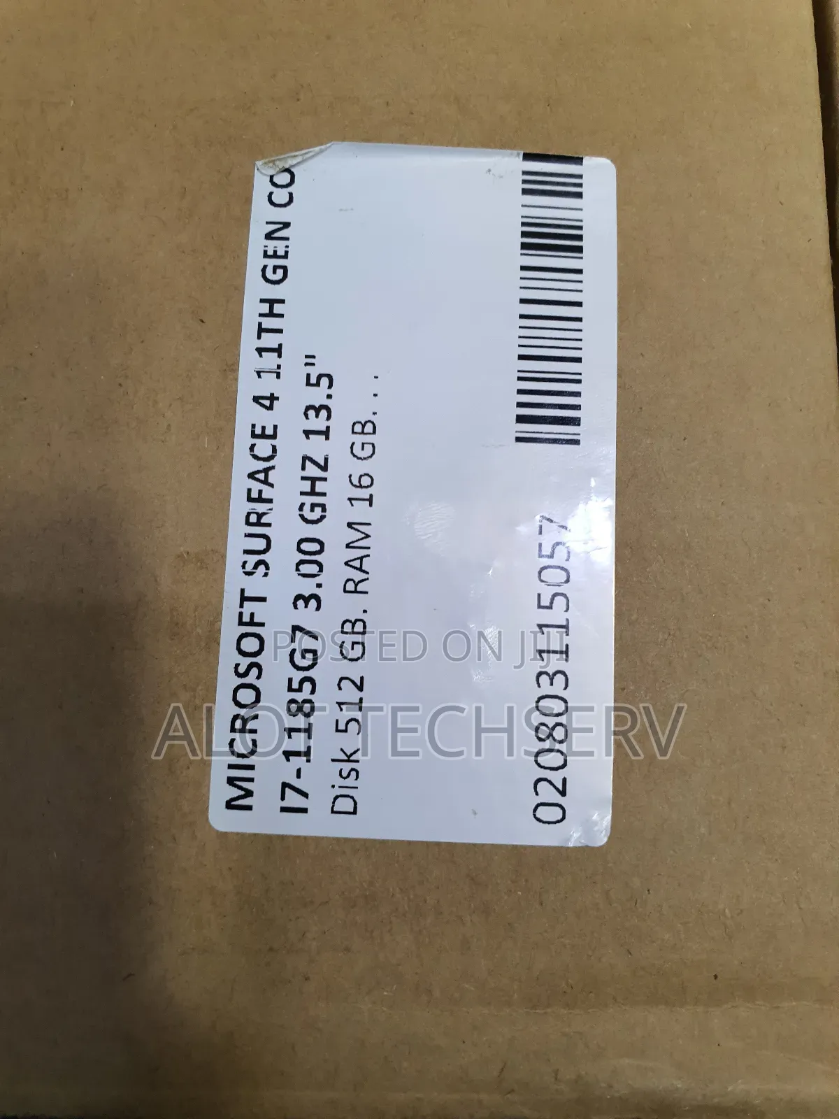 New Laptop Microsoft Surface Laptop 4 16GB Intel Core I7 SSD 512GB