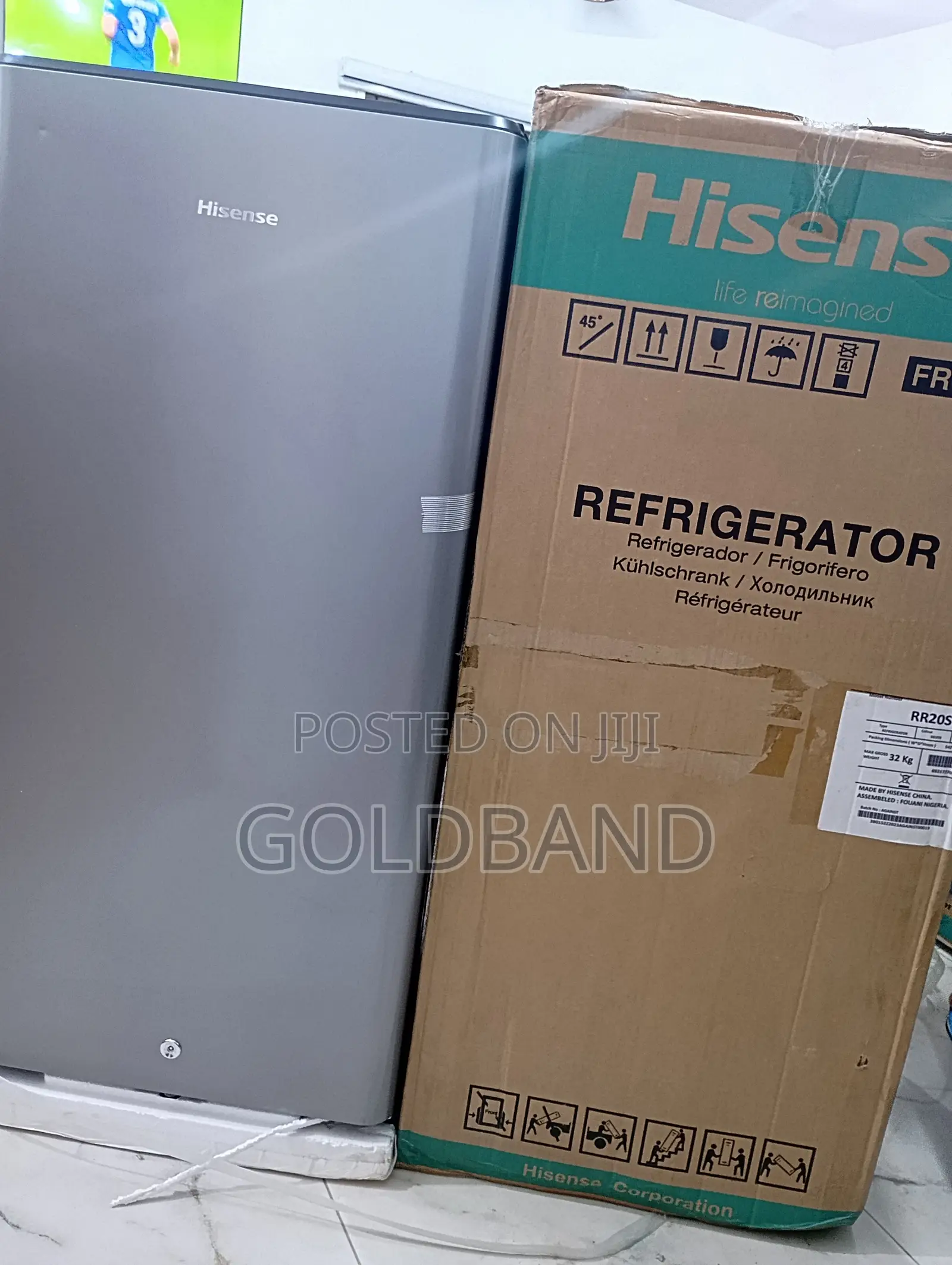 Hisense (Rr20s) 150L Anti-Rust Single Door Refrigerator