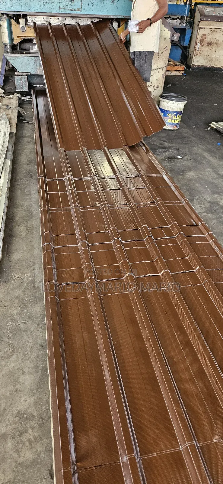Long Span Roofing 0.45mm Black