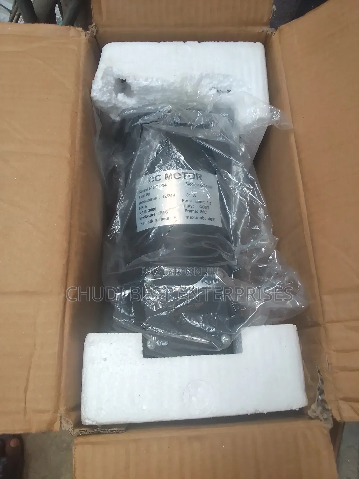 Dc Motor 5hp 12/24v