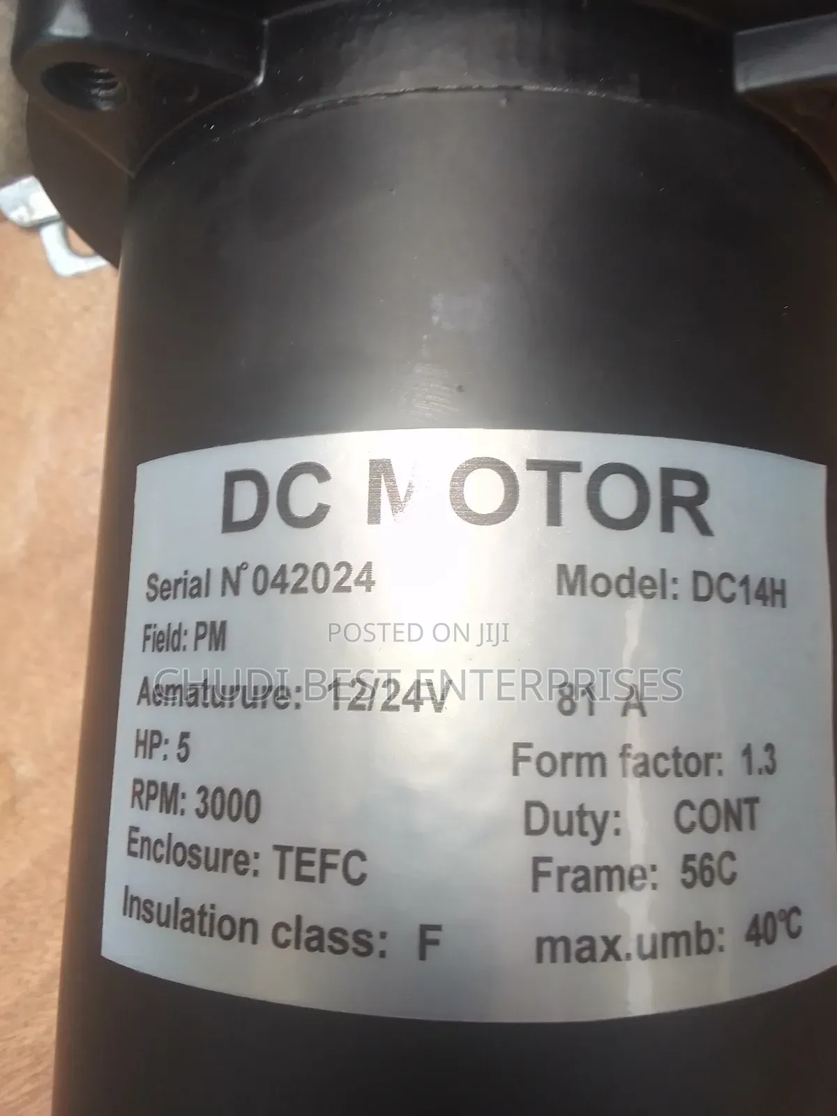 Dc Motor 5hp 12/24v