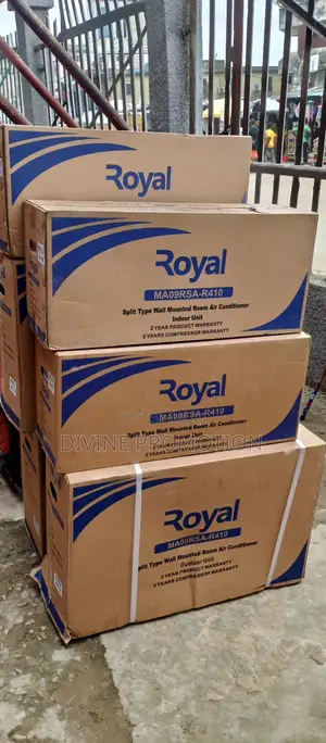 1hp Royal Air Conditioner, Split Unit, 100% Copper