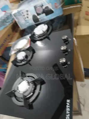 Sophisticated Polystar 3burner Gas Hob