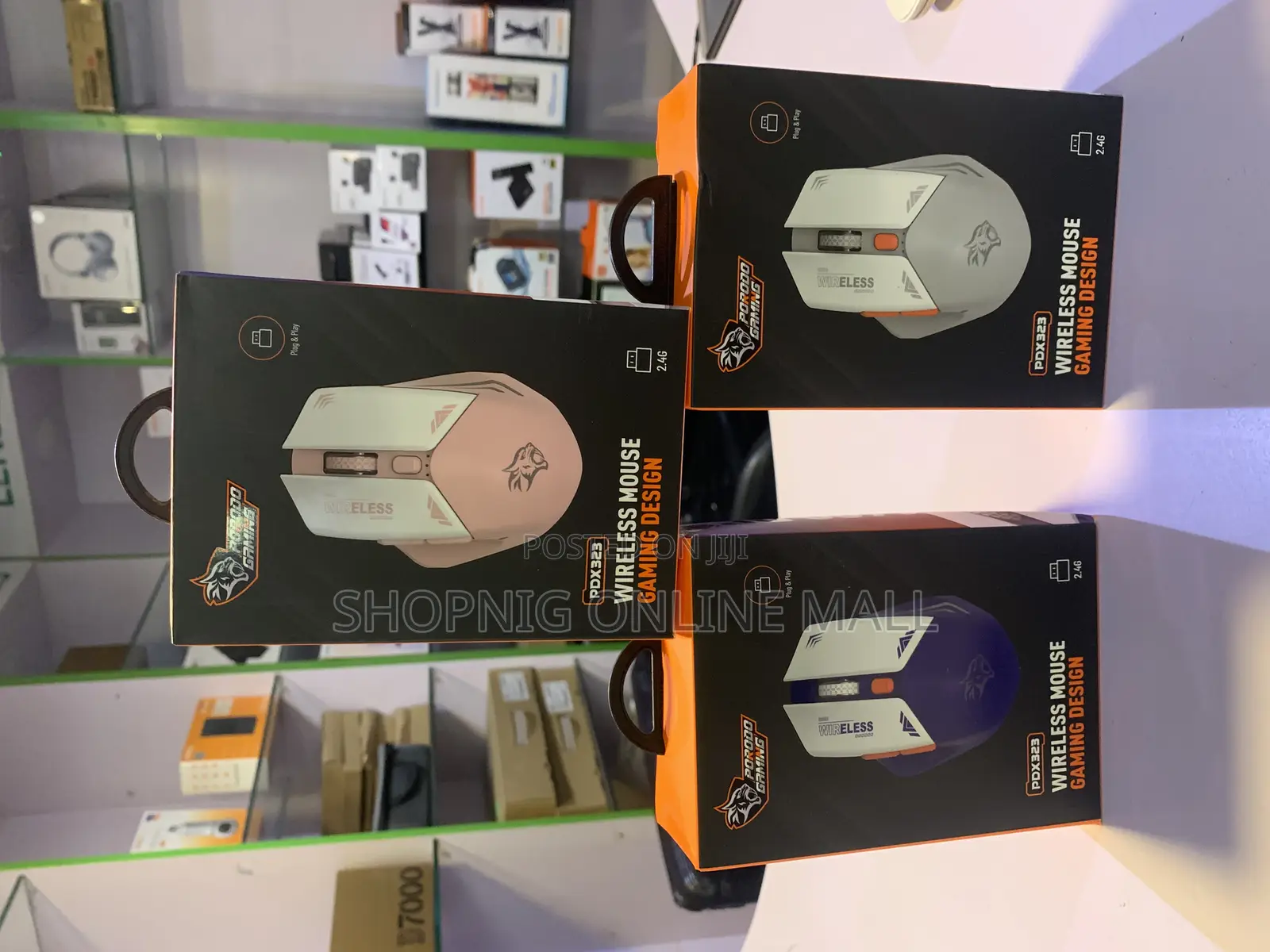 Porodo Gaming 2 in 1 2.4g Wireless Mouse Dpi