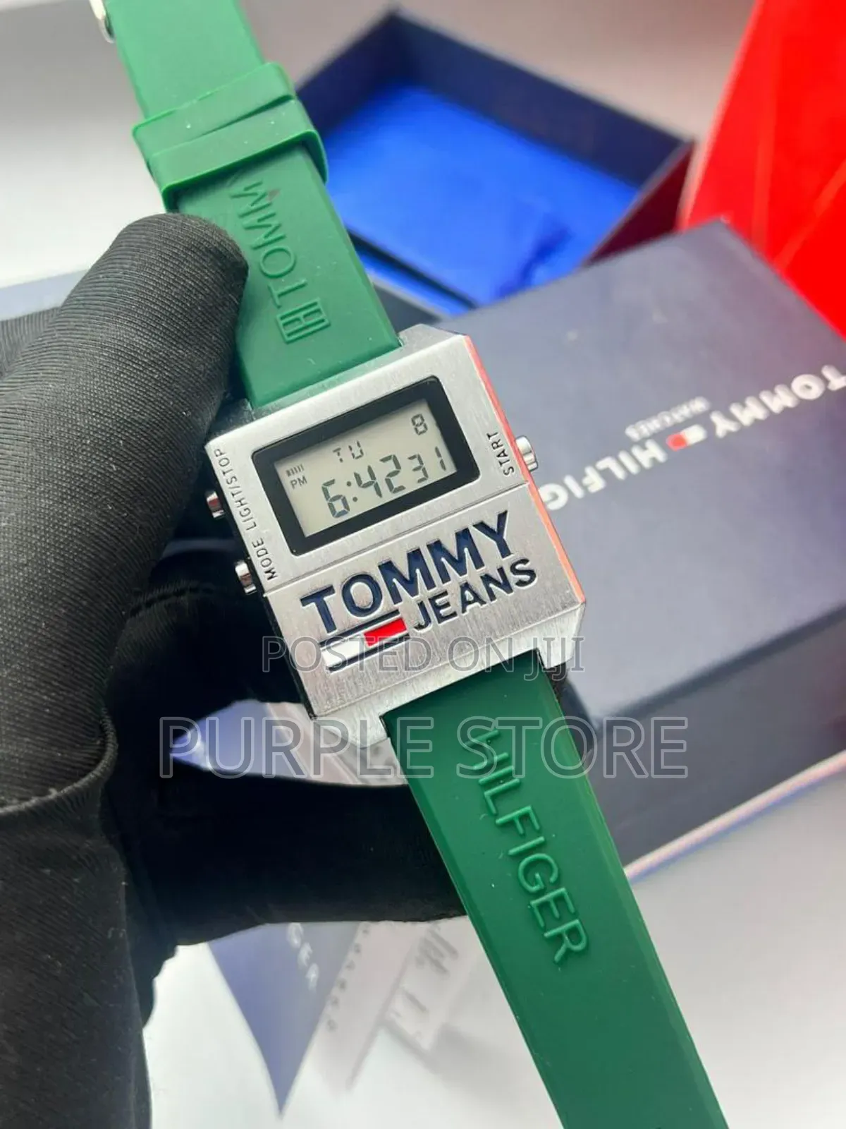 Tommy Jeans Digital~Unisex~Rubber Strap