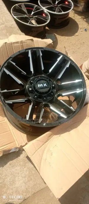 20rim for Toyota Tundra Black and White Off Road
