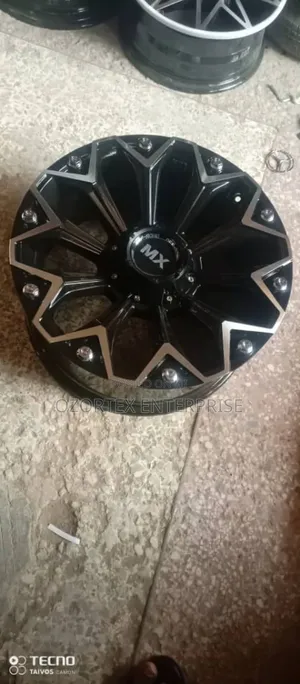 20inches Rim for Toyota Tundra Off Road Black and Silver