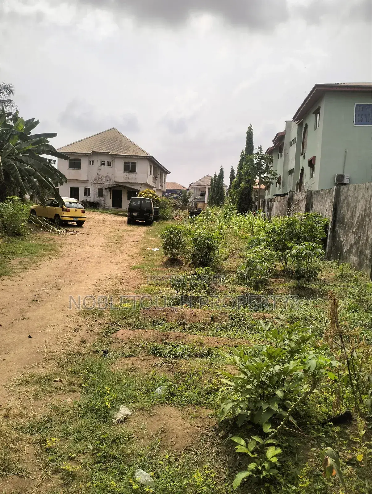 2plots With Structure Along the Major Rd at Idimu Orisunbare