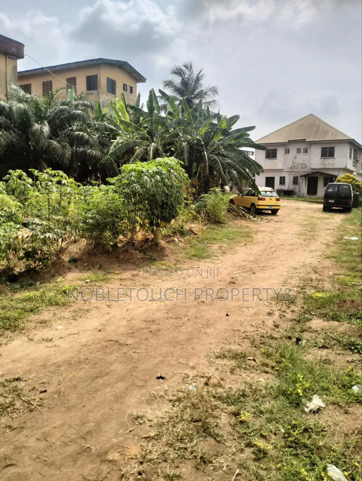 2plots With Structure Along the Major Rd at Idimu Orisunbare