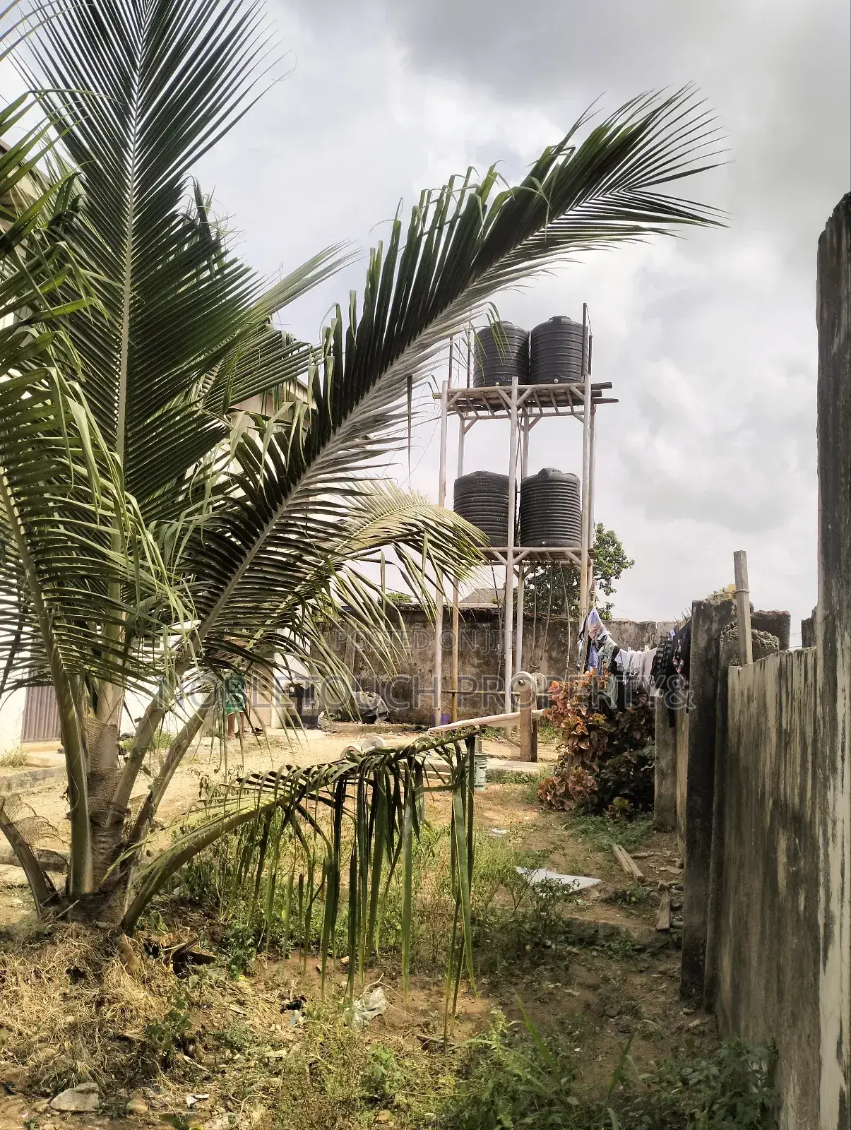 2plots With Structure Along the Major Rd at Idimu Orisunbare