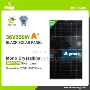 Iwin Solar Panels 550watts Bi_facial