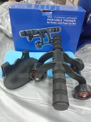Ab Roller and Push Up Bar