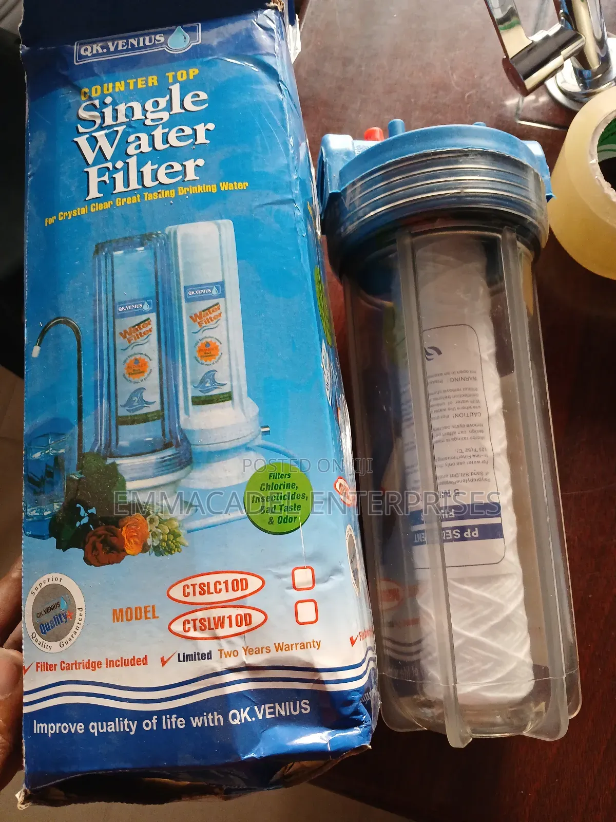Transparent Water Filter