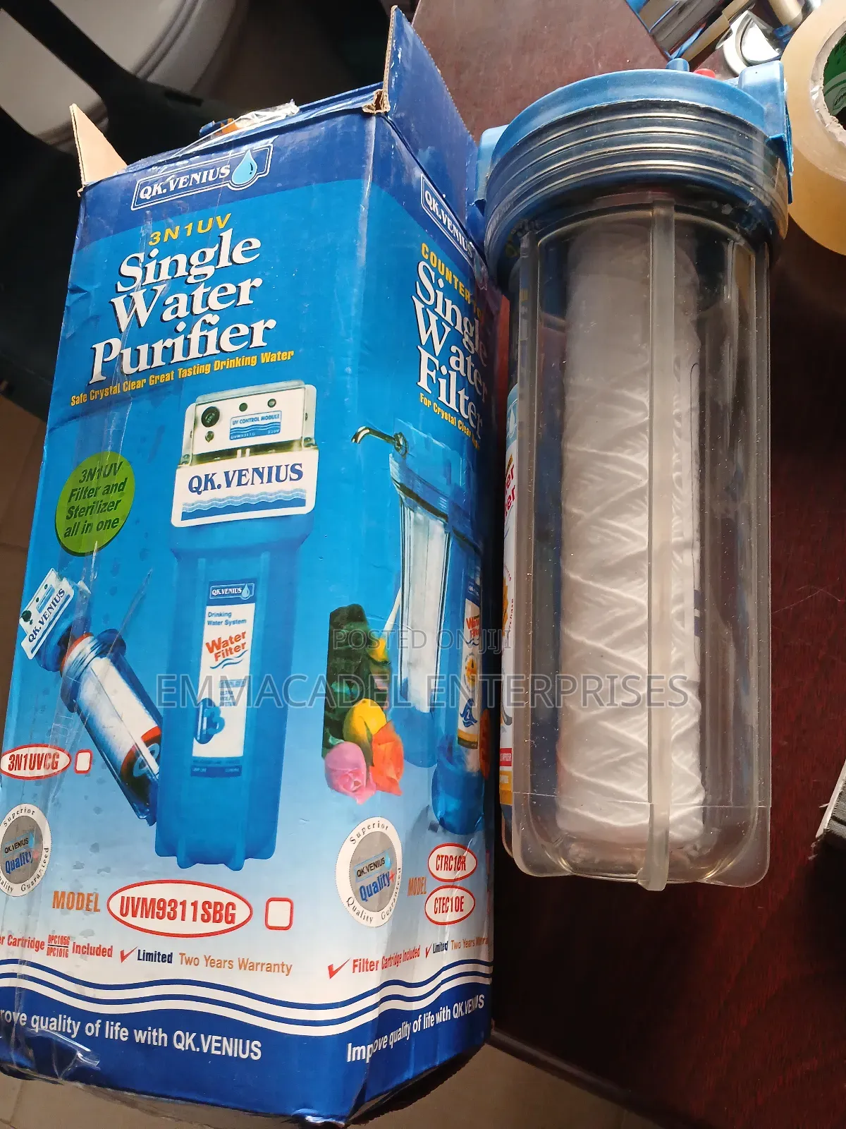 Transparent Water Filter