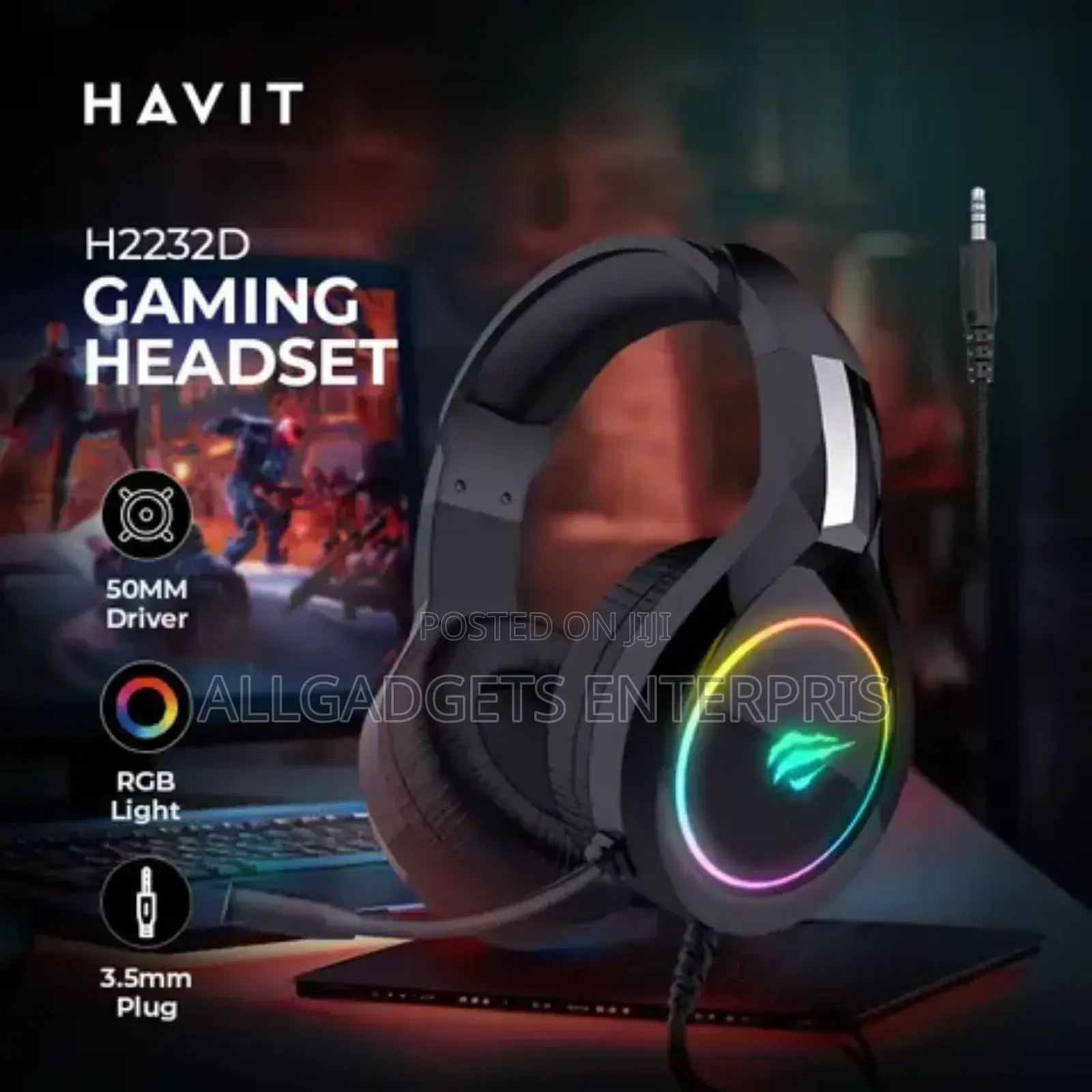 Havit Garmin Headset.