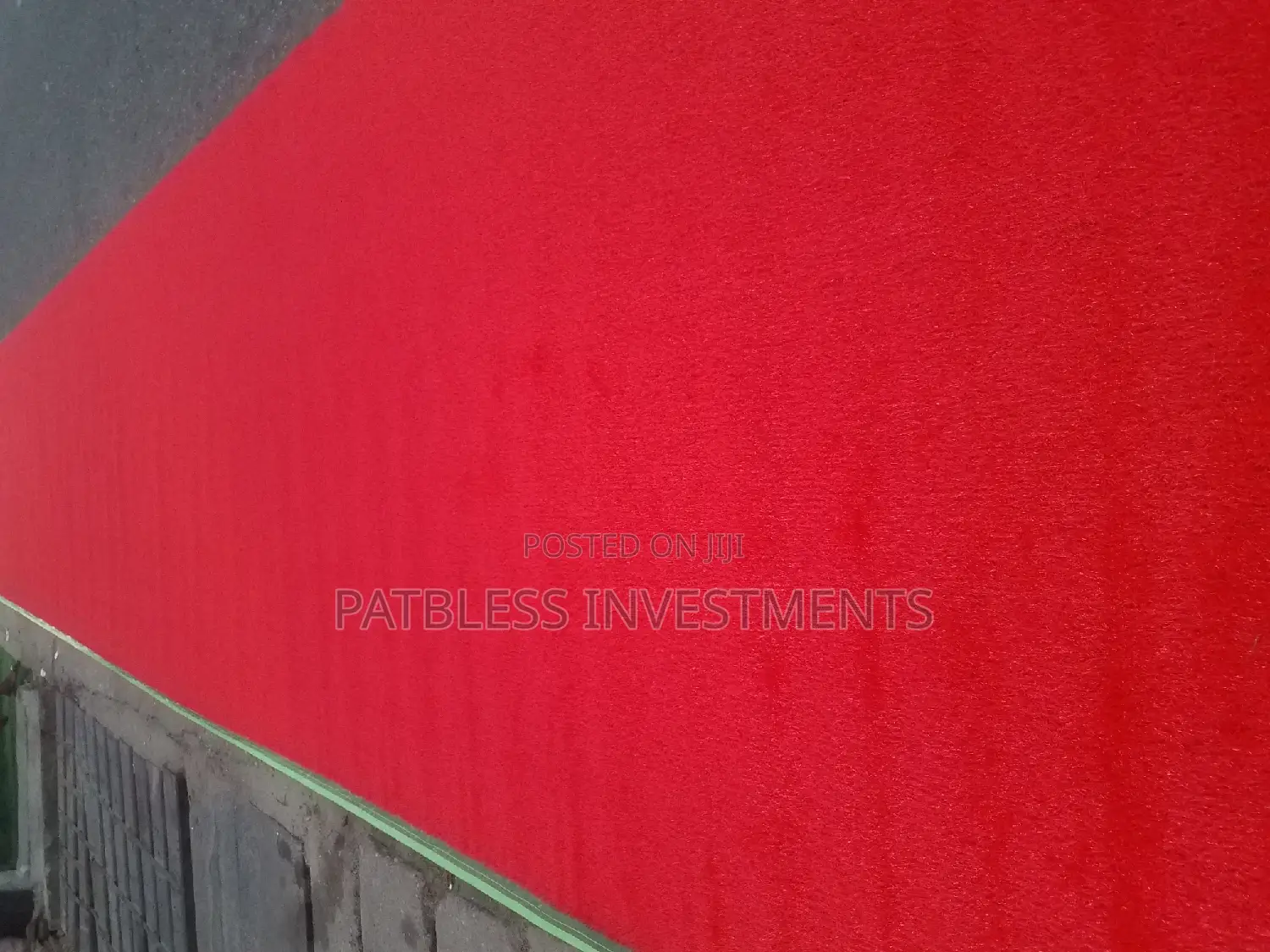 Red, Black, Grass Carpet #9500 Per Sqm.