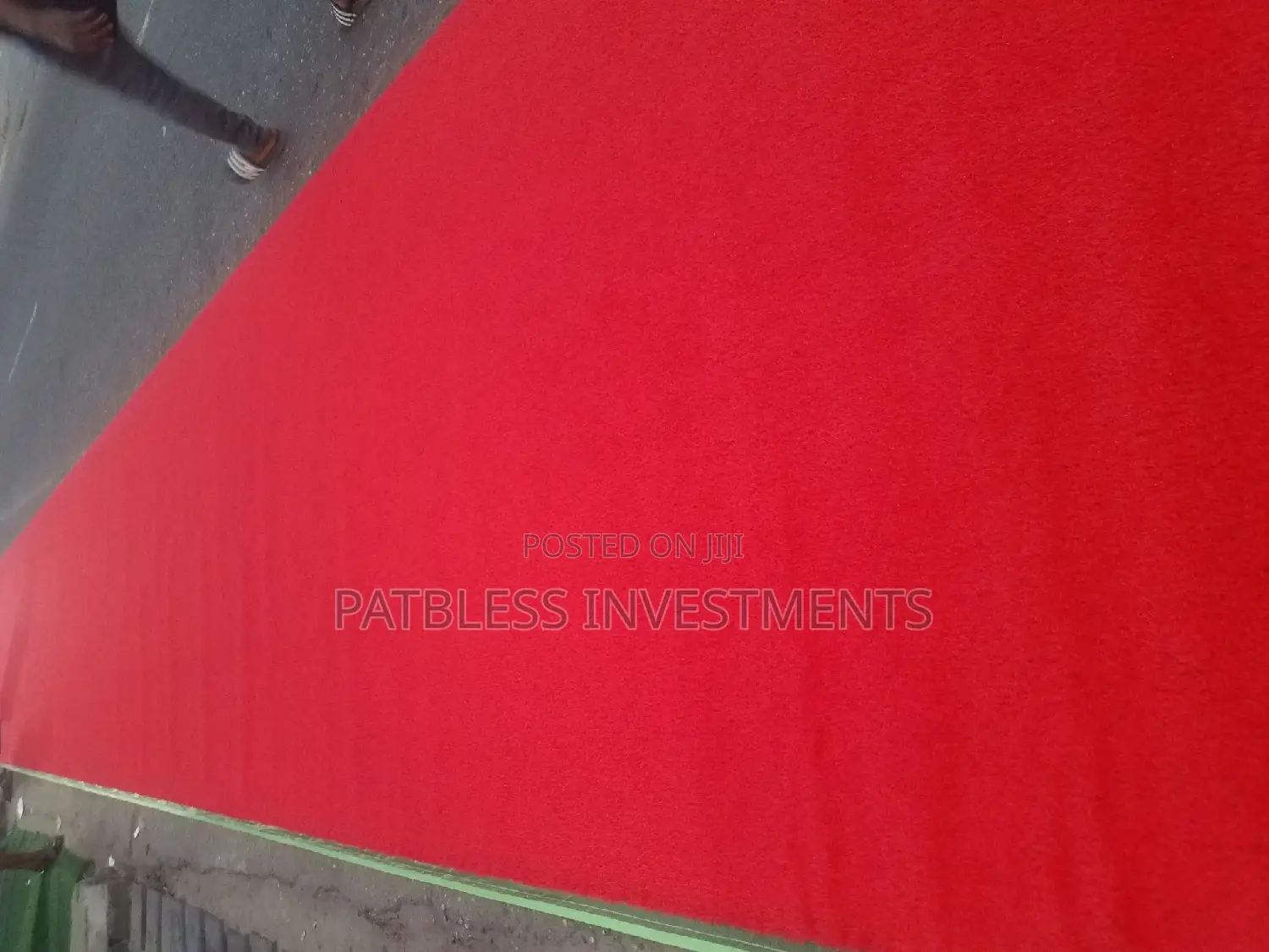 Red, Black, Grass Carpet #9500 Per Sqm.