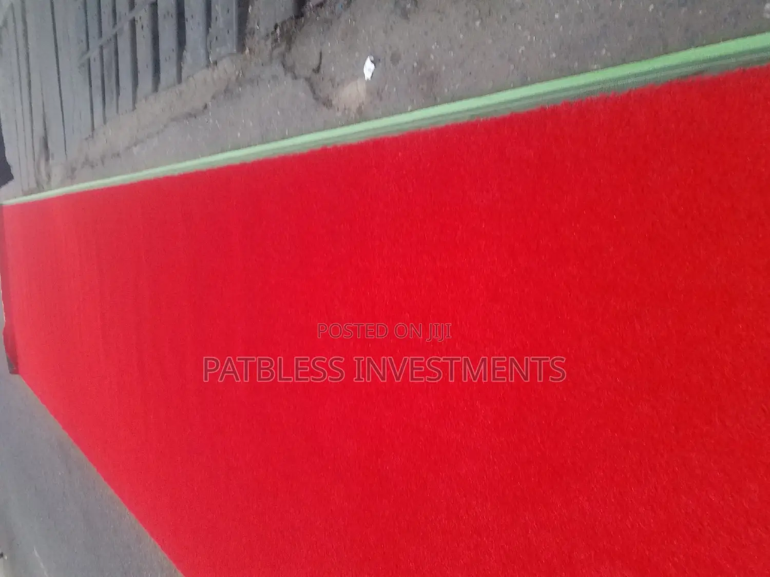 Red, Black, Grass Carpet #9500 Per Sqm.