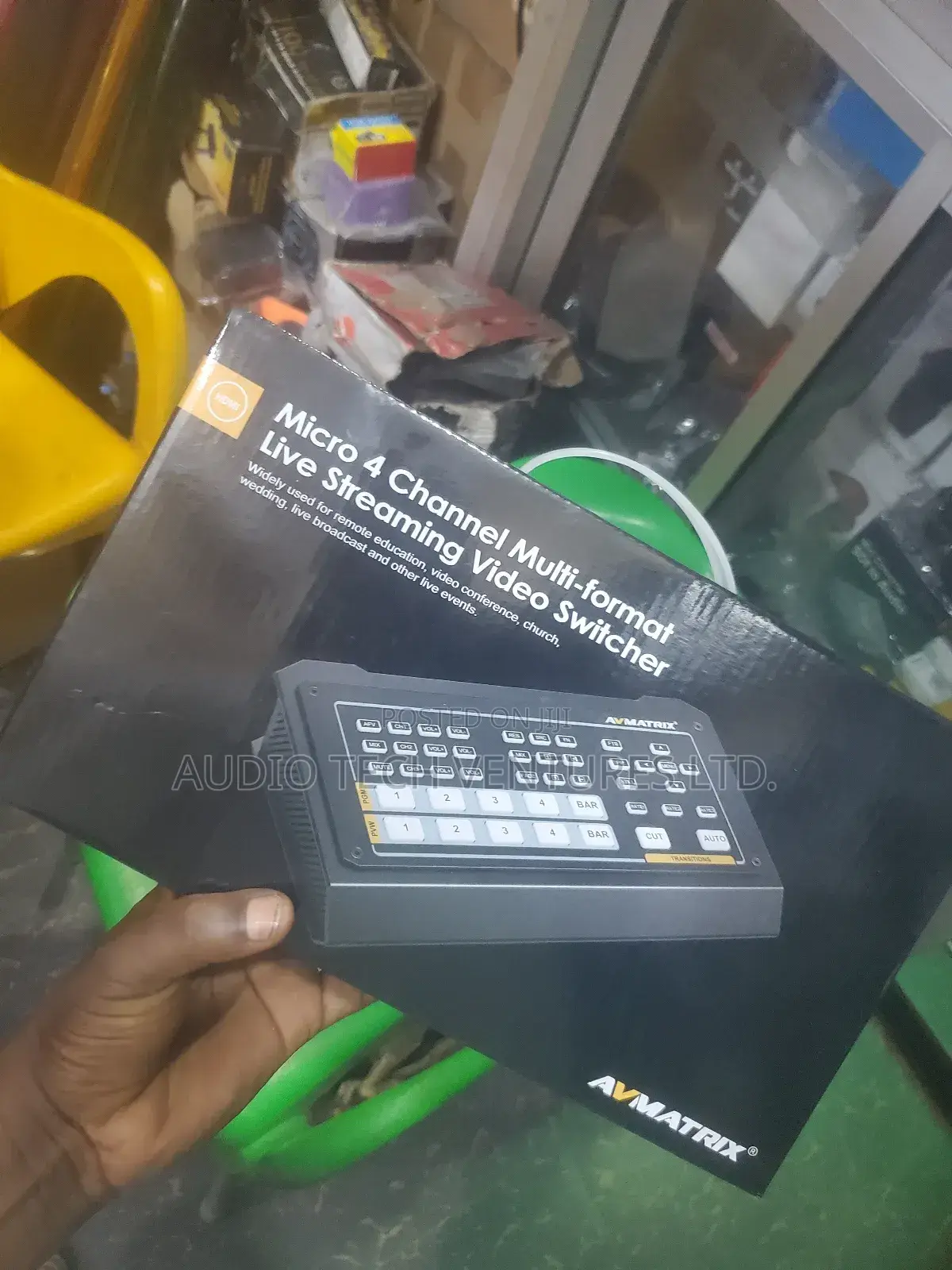 AVMATRIX MICRO 4 CHANNEL MULTI Formatlive Streaming Video