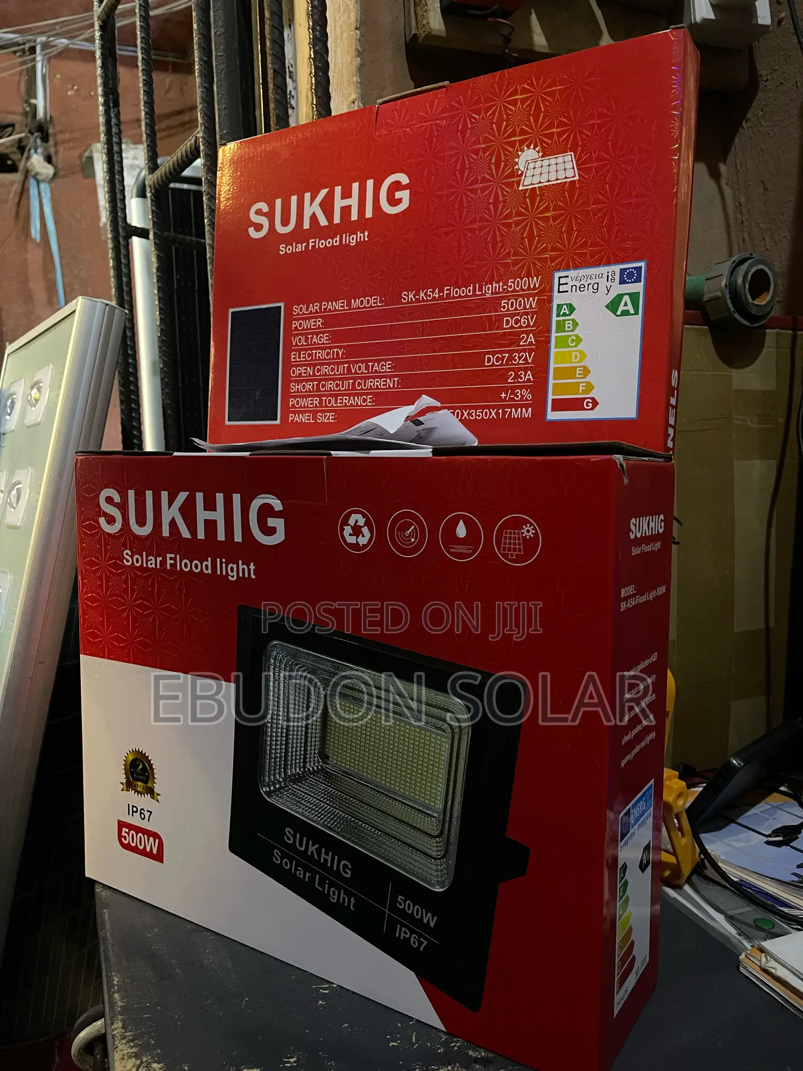 Solar Floodlight 500watts Sukhig
