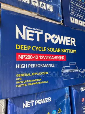 Solar Gel Battery 200ah Net Power