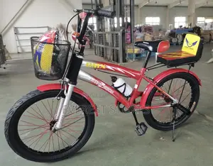Red BMX Double Seat Bike