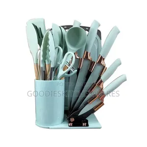 Silicon Spoon and Knife Set New Design