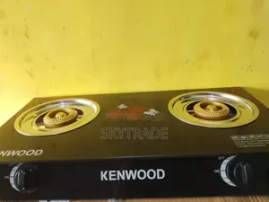 Kenwood Anti-Rust Table Top Gas Cooker ( Glass) Black