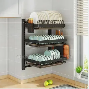 Wall Mounted Plate Rack (3 Layers)